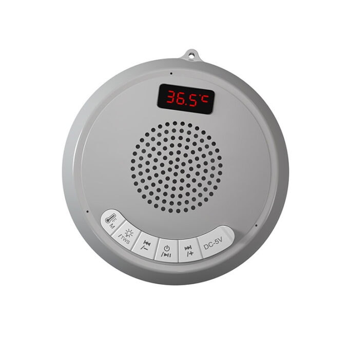 Bluetooth Portable Wireless Speaker with Thermometer RGB Light HK703