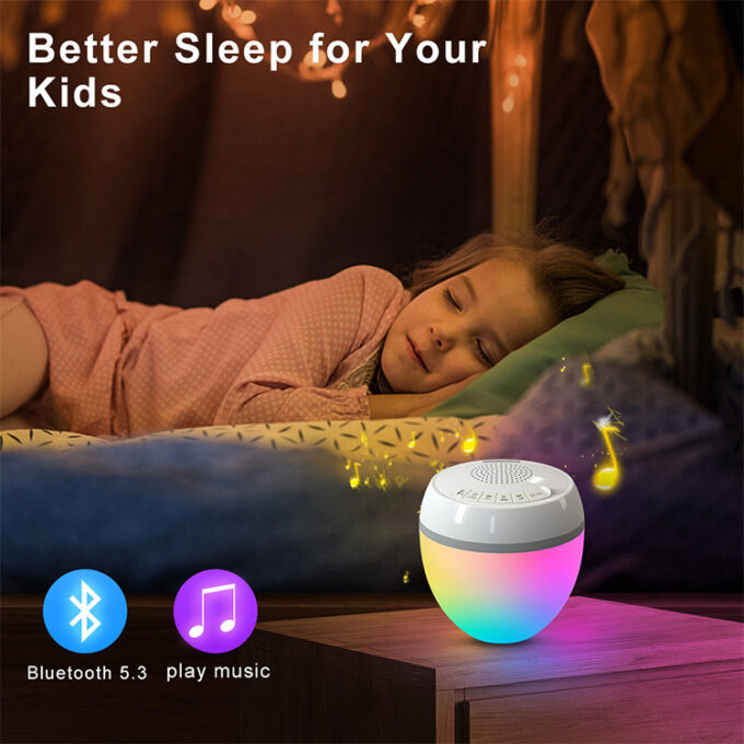 Bluetooth Portable Wireless Speaker with Thermometer RGB Light HK703