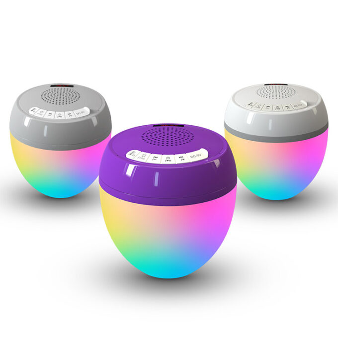 Bluetooth Portable Wireless Speaker with Thermometer RGB Light HK703