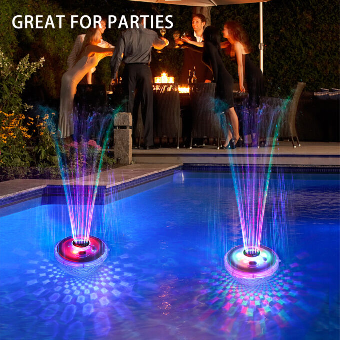 Solar LED Fountain with Diamond Light Show CT507