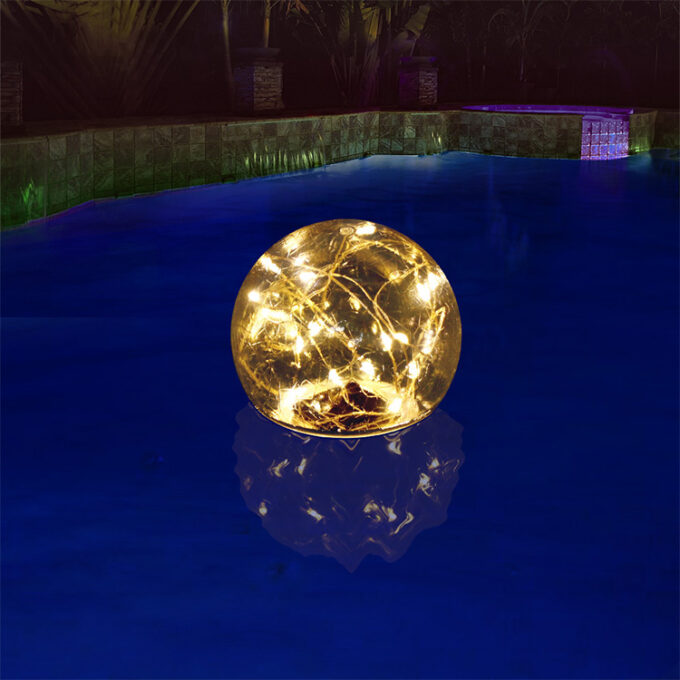 Floating Solar Ball Light 2 in 1 set CT229W