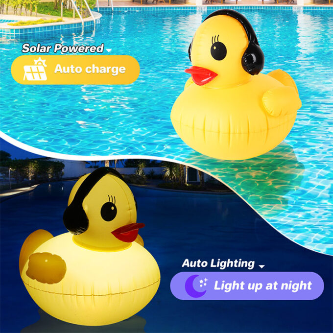 Solar Inflatable Duck Light CT218