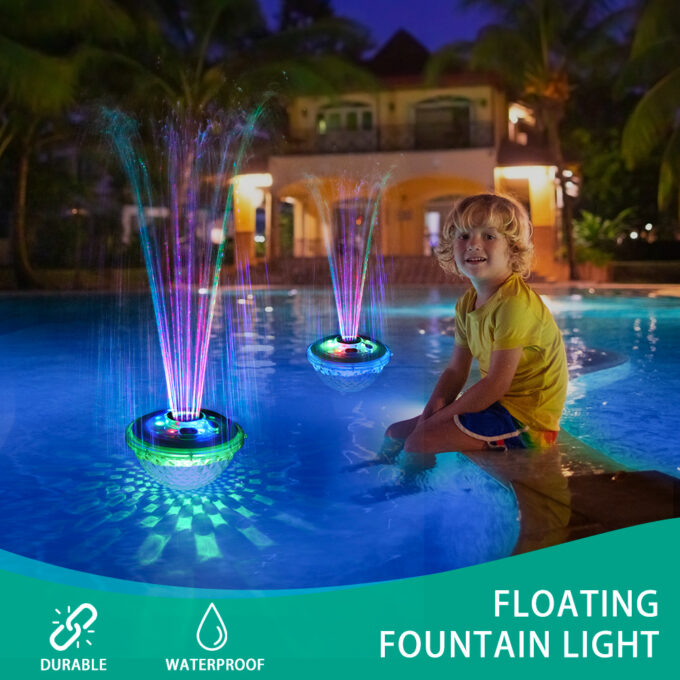 Solar LED Fountain with Diamond Light Show CT507