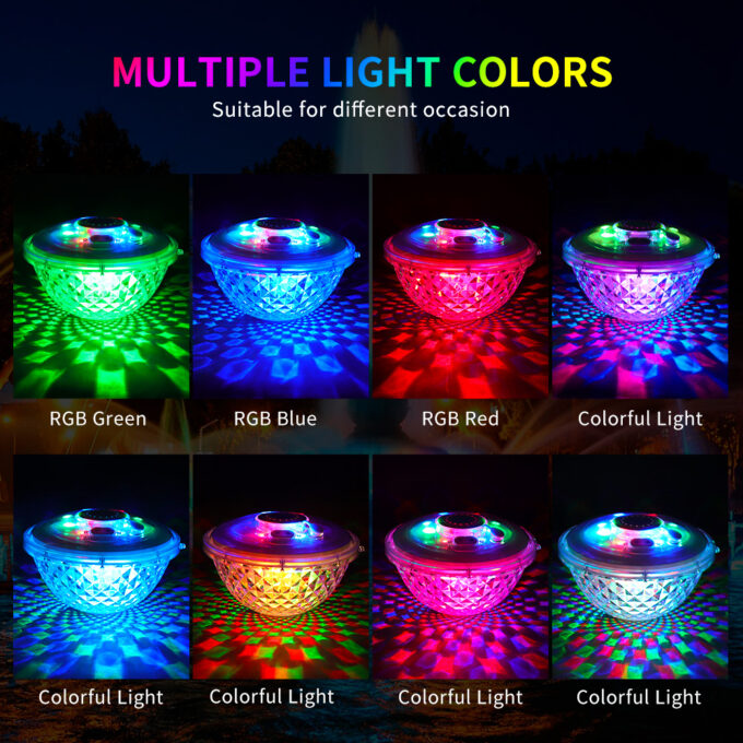 Solar LED Fountain with Diamond Light Show CT507