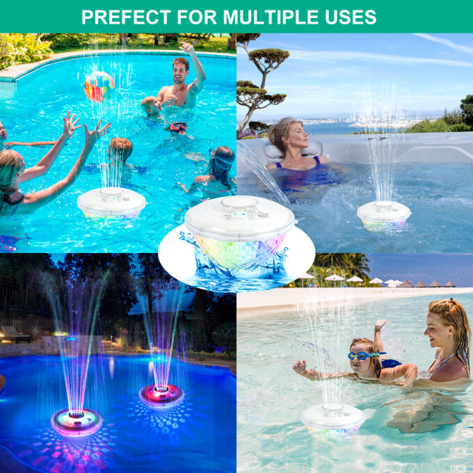 Solar LED Fountain with Diamond Light Show CT507