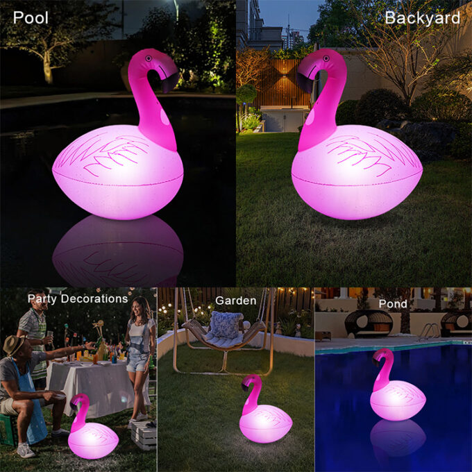 Solar Inflatable Flamingo Light CT212FG