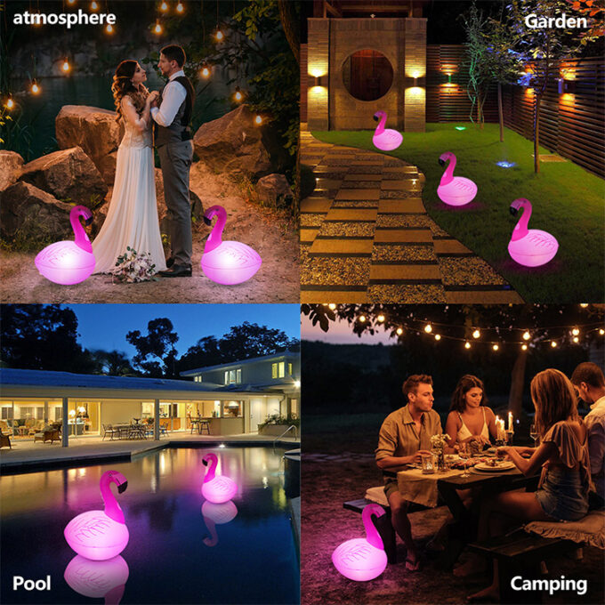 Solar Inflatable Flamingo Light CT212FG